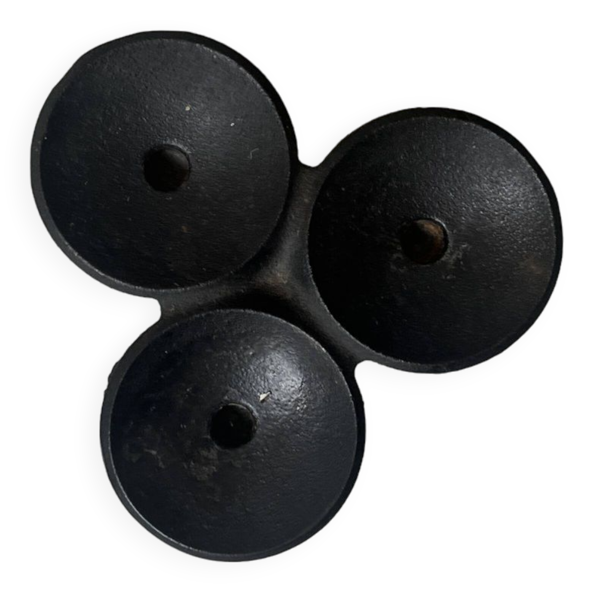 Danish cast iron candle holder design Hornblower by Christel & Christel Holmgren, Denmark 1970