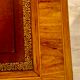 Louis XVI style desk in precious wood marquetry and gilded bronzes