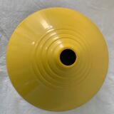 Yellow and black metal lamp