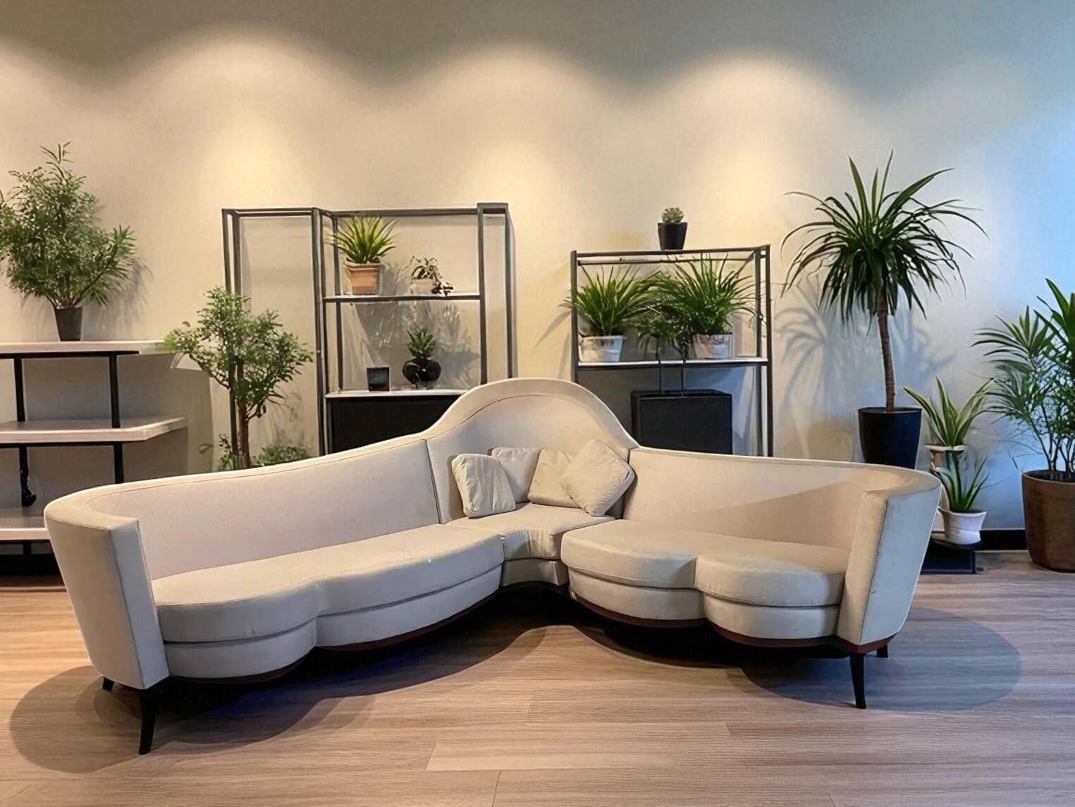 Cozy designer sofa, one-of-a-kind