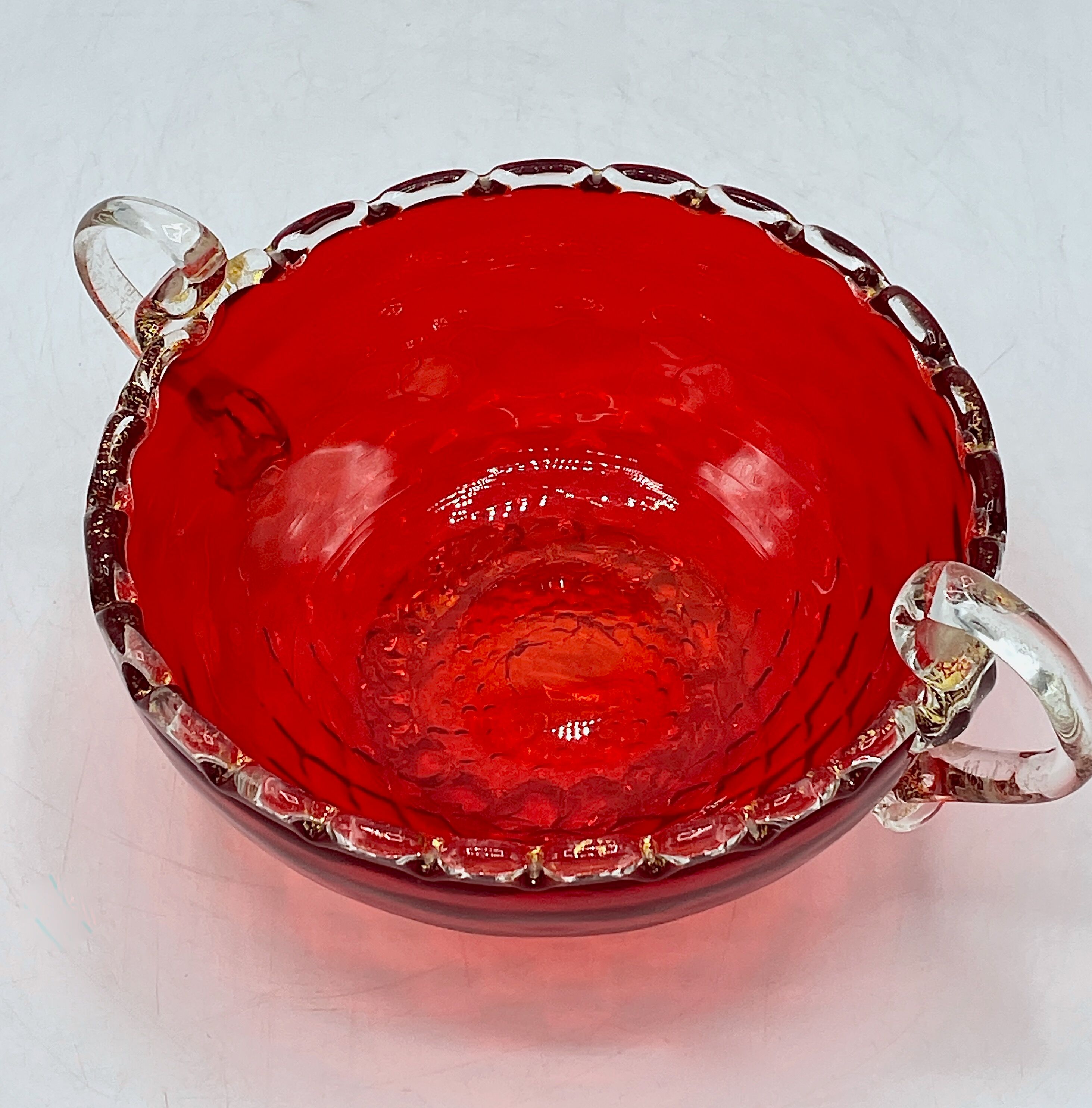 Glass cup, Murano, Italy 1960's