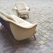 Set canapé / 1 fauteuil année 50 60 dans son jus