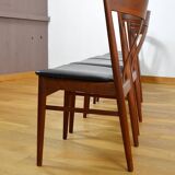 Series of 6 Danish Teak Chairs by Carl Ewent Ekstrom 1960