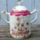 sucrier art nouveau en porcelaine