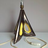 Pied de lampe vintage en céramique