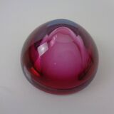 Sommerso Murano Glass Ashtray, Italy, 1960s