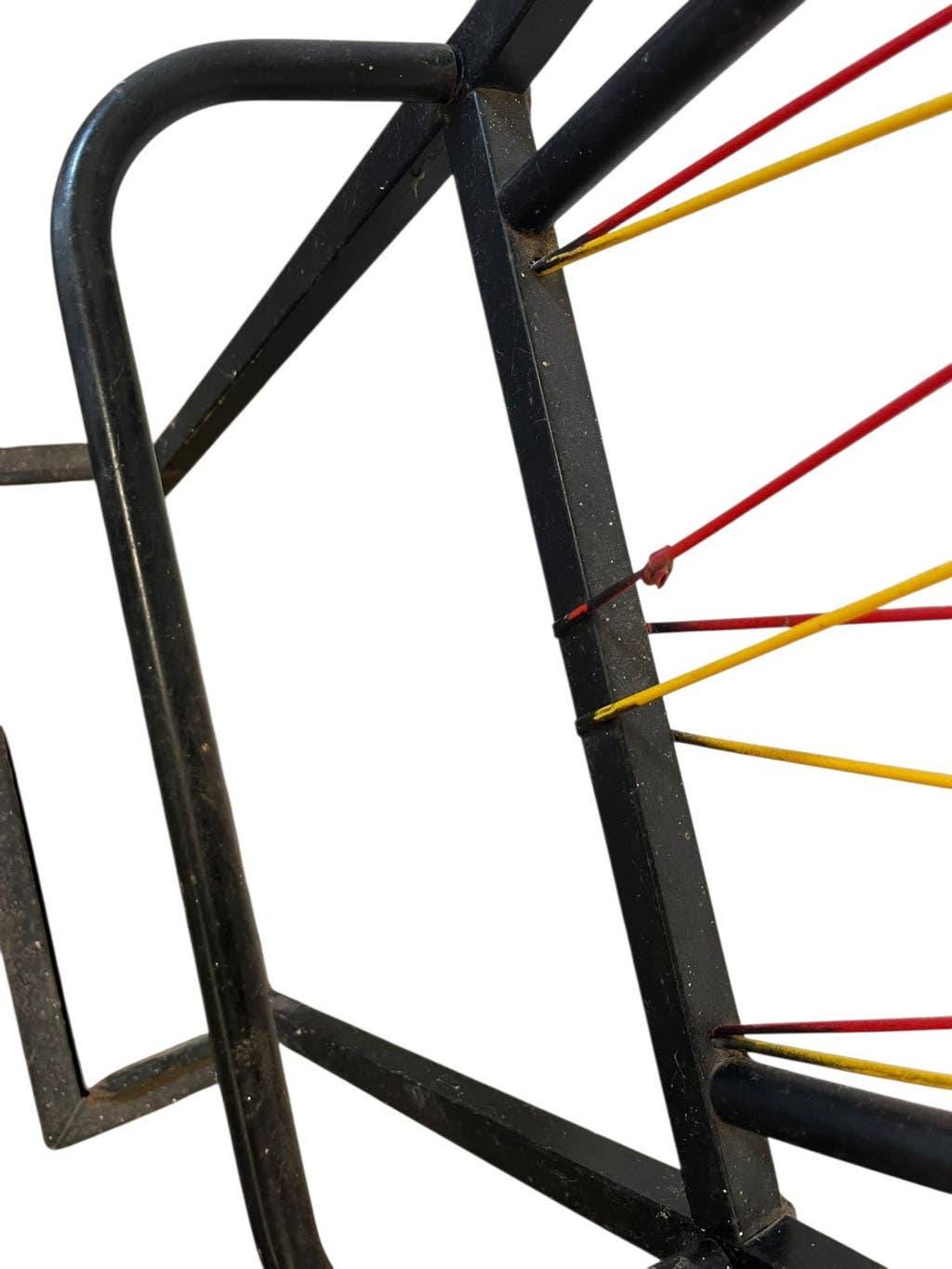 Vintage 'atomic' wall coat rack Roger Féraud