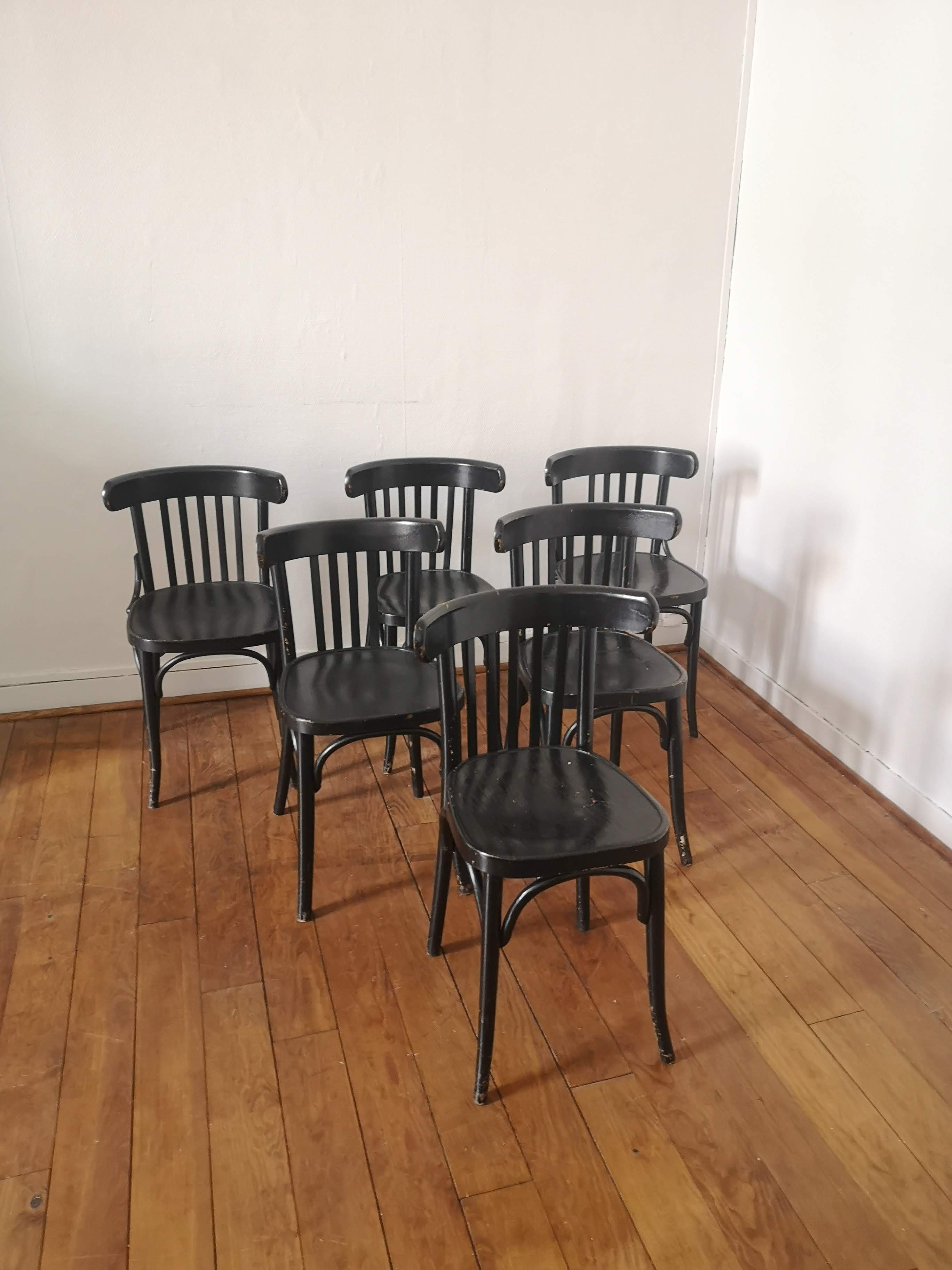 Set of bistro chairs