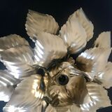 Ceiling lamp flower / golden leaves