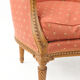 Fauteuil bergère de style Louis XV
