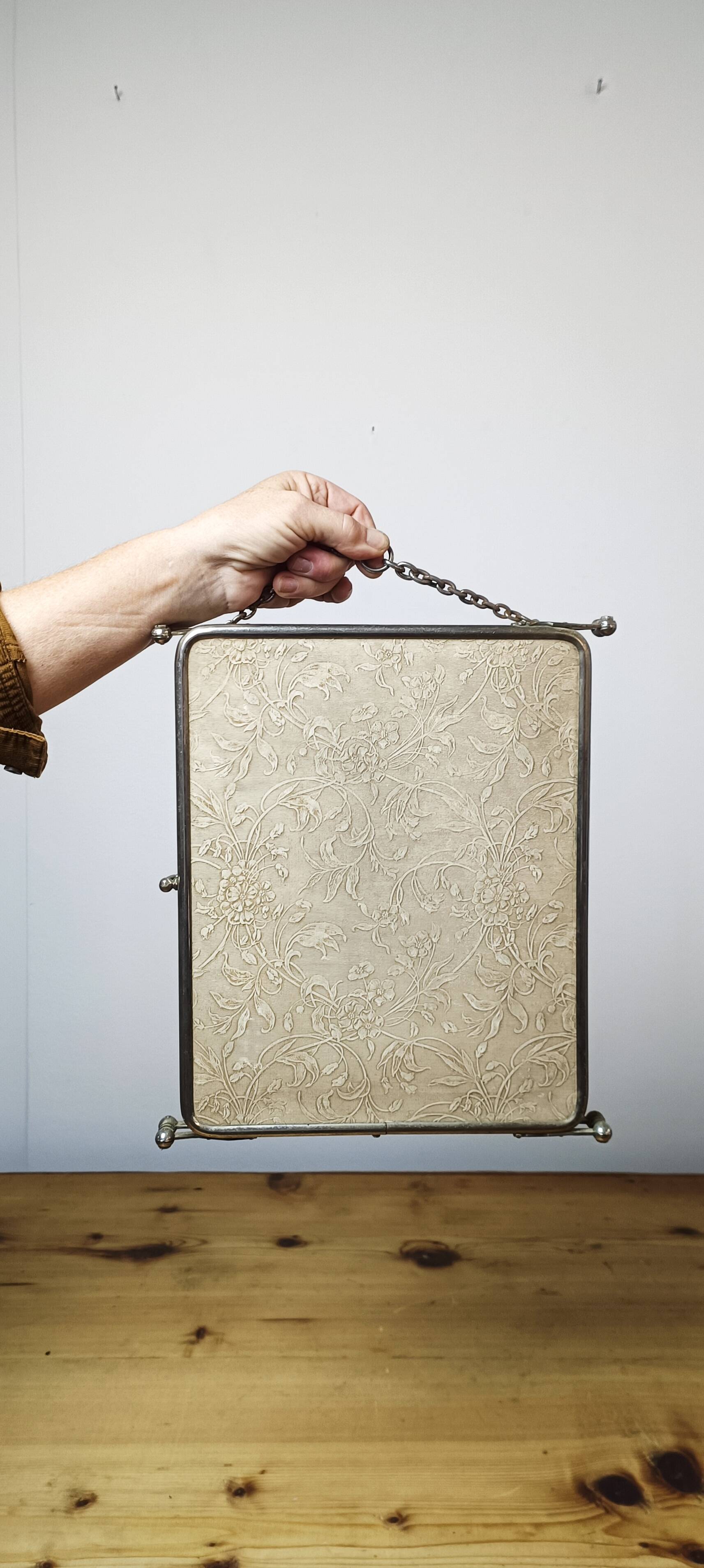 Large triptych mirror