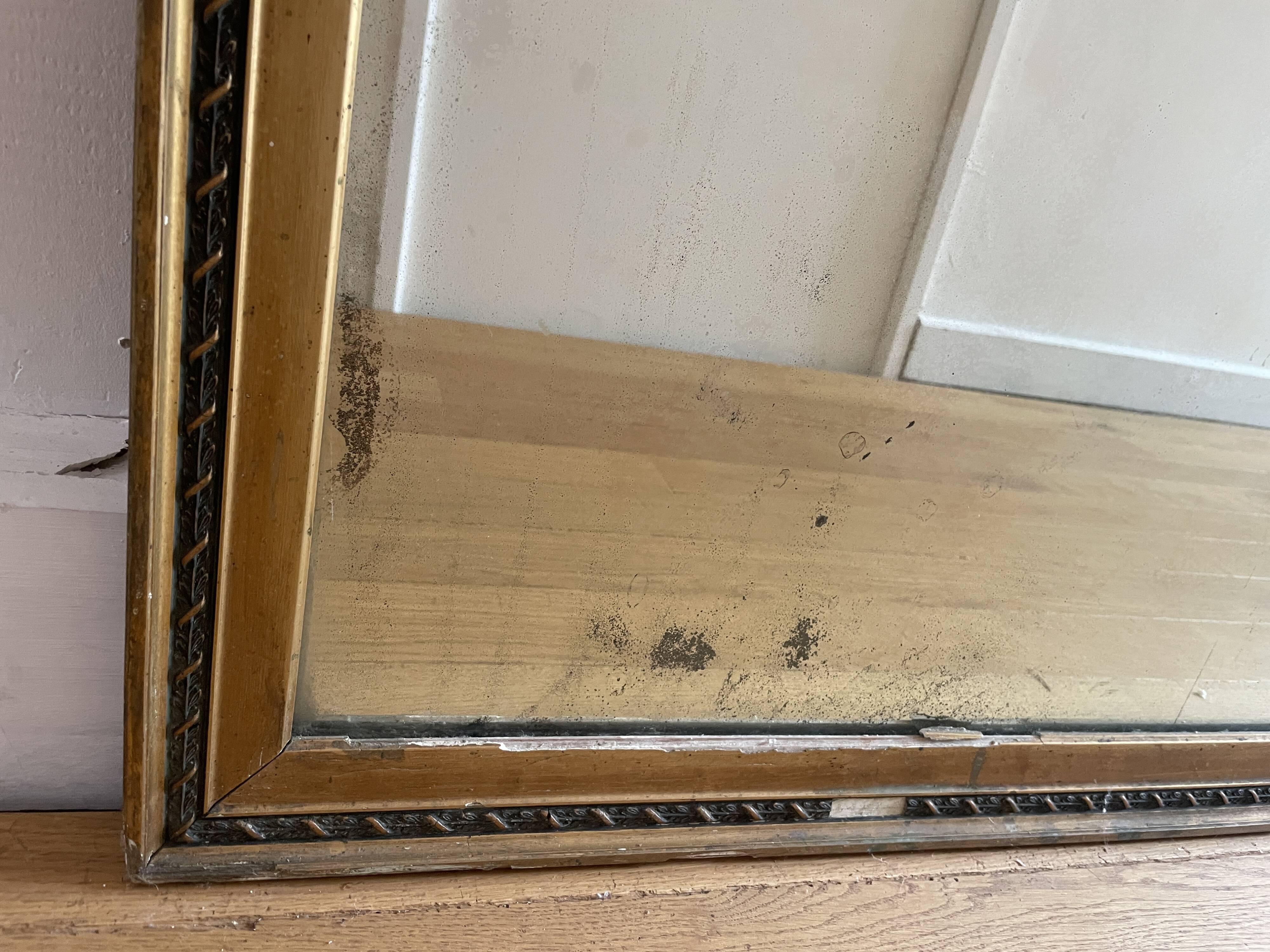 Rare old large format mirror