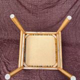 Table + 6 chaises baumann vintage 1970