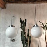 Opaline ball pendants