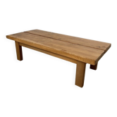 Solid elm wood coffee table from the 60s