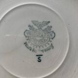 Flat and deep plates (set) cream white with gold rim Villeroy & Boch