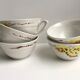 set of 5 coffee cups Badonviller 30-40s