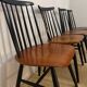 Set of 6 "Fanett" chairs by Ilmari Tapiovaara, Sweden, 1960s.