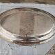 Oval top, vintage silver metal vegetable
