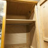 1950s Parisian wardrobe with mirror, 135 x 19 cm