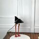 Lamp by Ingo Maurer 1982 bibibibi limited edition metal / porcelain model