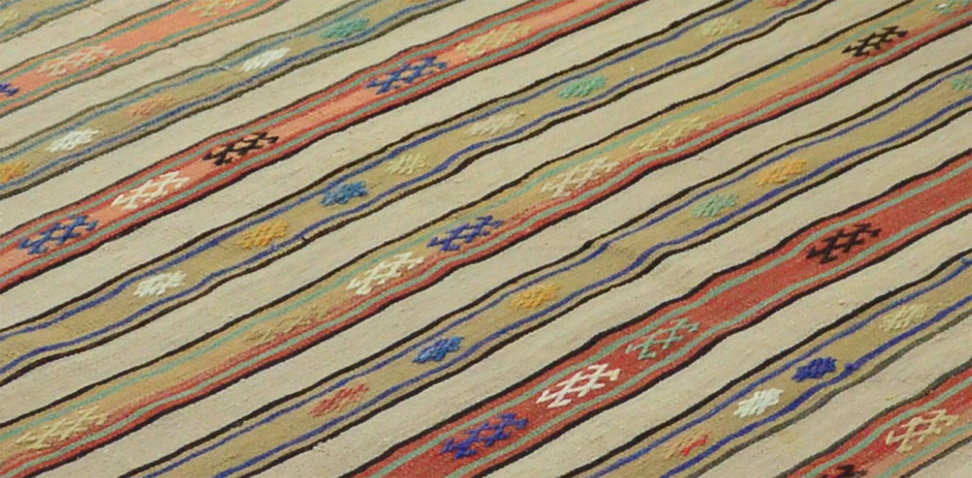 Modern Unique Rug, Turkish Oriental Handmade Boho Kilim Rug,for Kitchen,Bedroom	163x 251 cm