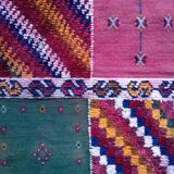 Tapis Kilim Berbère Taznakht fait main 213x116cm