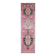 1970s Turkish Hand-Knotted Wool Cotton Purple Runner Rug 102x373