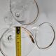 Trois verres à vin "tulipe" Villeroy et Boch vintage, 26 cm
