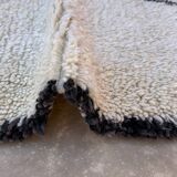 Beni Ourain Moroccan rug white - 296 x 200 cm