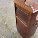 Wooden coal cabinet side table accent table