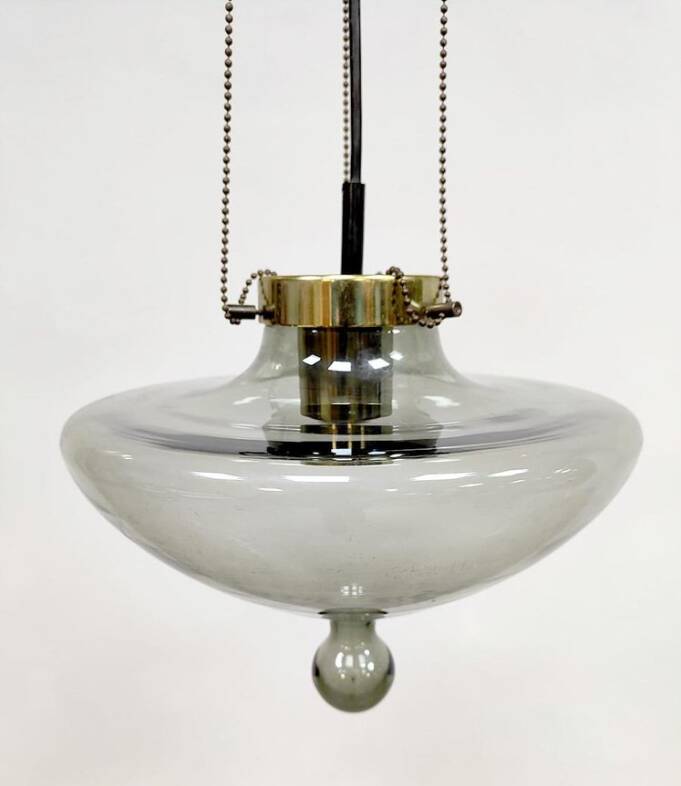 Vintage B-1052 High Chaparral pendant light for Raak Amsterdam, 1970s