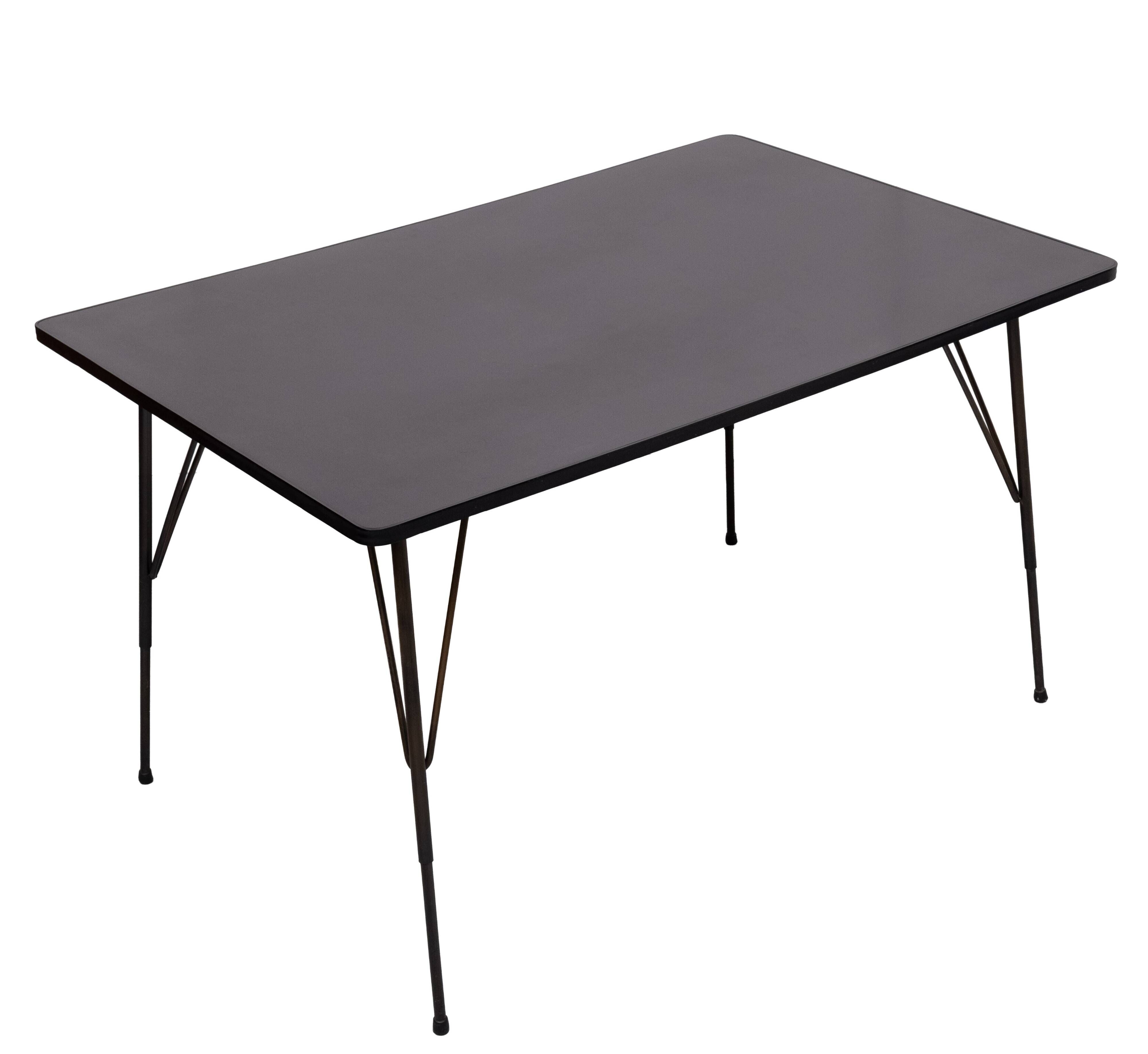 1950s Adjustable dining / coffee table by Rudolf Wolf for Elsrijk, Holland