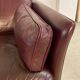 Mid-century modern Arne Norell Swedish burgundy leather sofa – 1960s