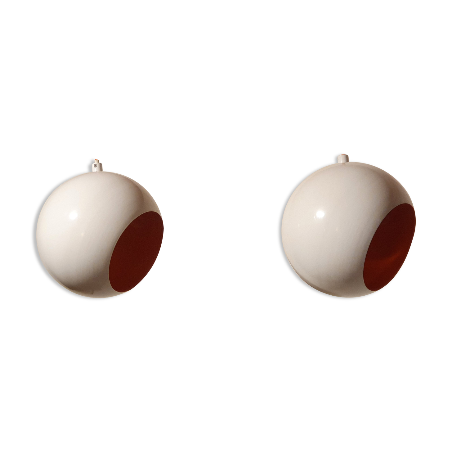 Pendant lamps vintage 70s balls design Mathias