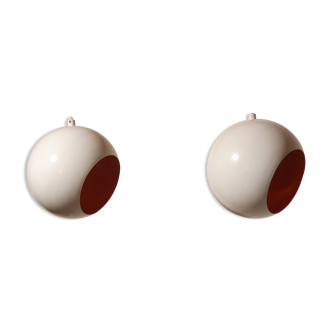 Pendant lamps vintage 70s balls design Mathias