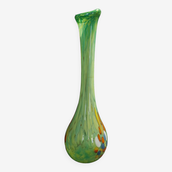 Vintage glass vase arlecchino Murano