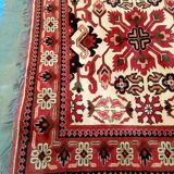 Old oriental carpet handmade 212 x 149 cm