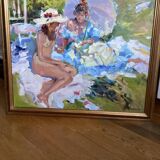 Oil painting on canvas, dimensions: height - 69 cm - width - 82 cm