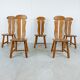 Set de 5 chaises de salle à manger par Depuydt Belgique années 1960