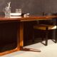 Table extensible danoise en bois de rose