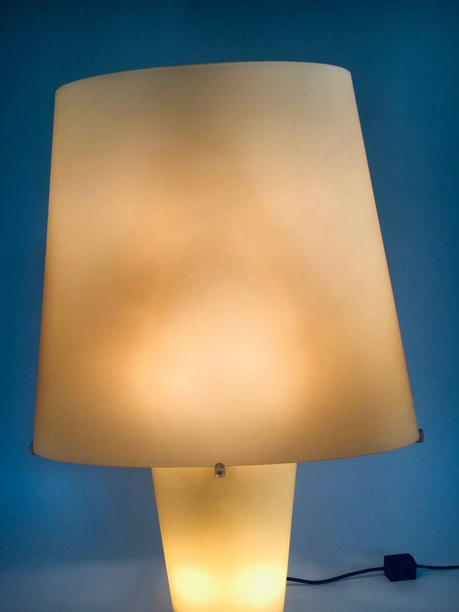 Postmodern Glass Table Lamp attributed to Daniela Puppa for Fontana Arte, 1980s