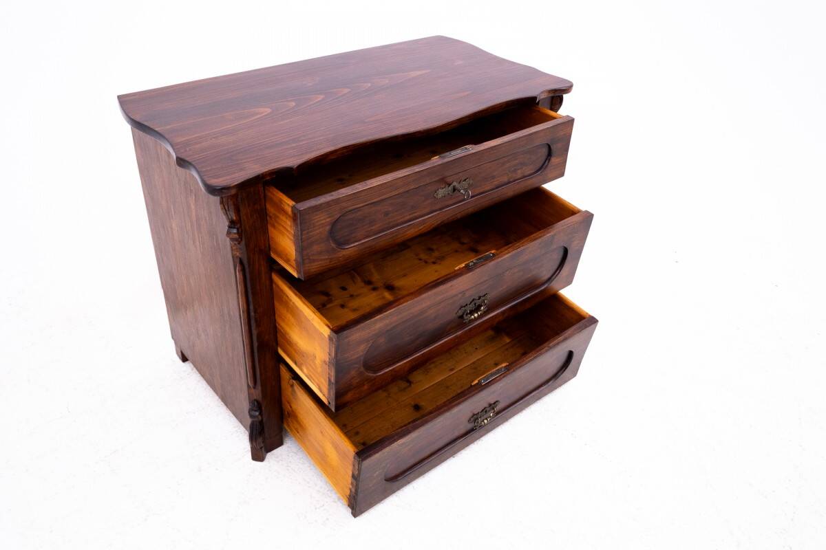 Antique chest of drawers from the turn of the 19th and 20th centuries, Nort