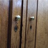 Antique Tambour Cabinet | Rolling Shutter Cupboard | Classic Filing Cabinet