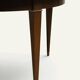 Dining table in mahogany, Neo-Classical style, Art Deco period, 1940.