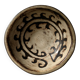 Handcrafted bowl with arabesque decoration