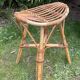 Vintage rattan stool