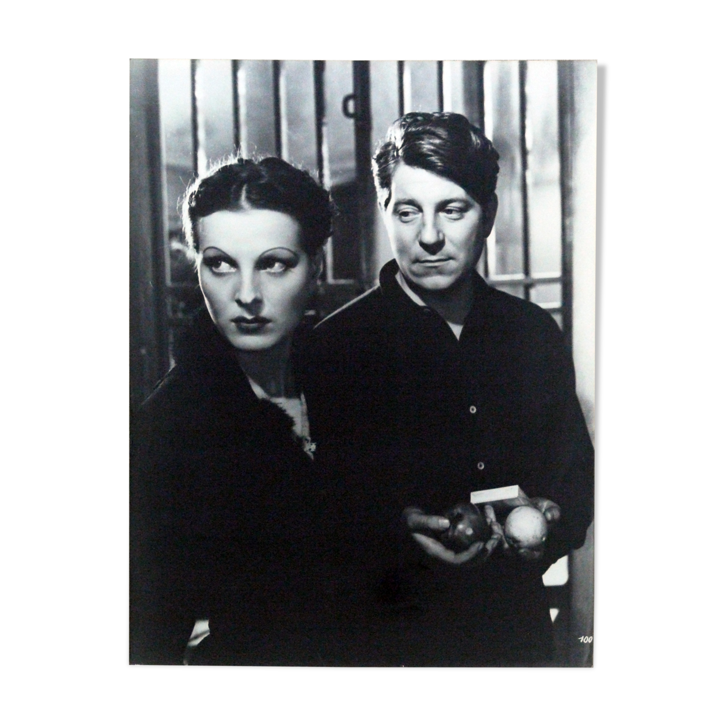 Photo de tournage "Jean Gabin et Mireille Balin"
