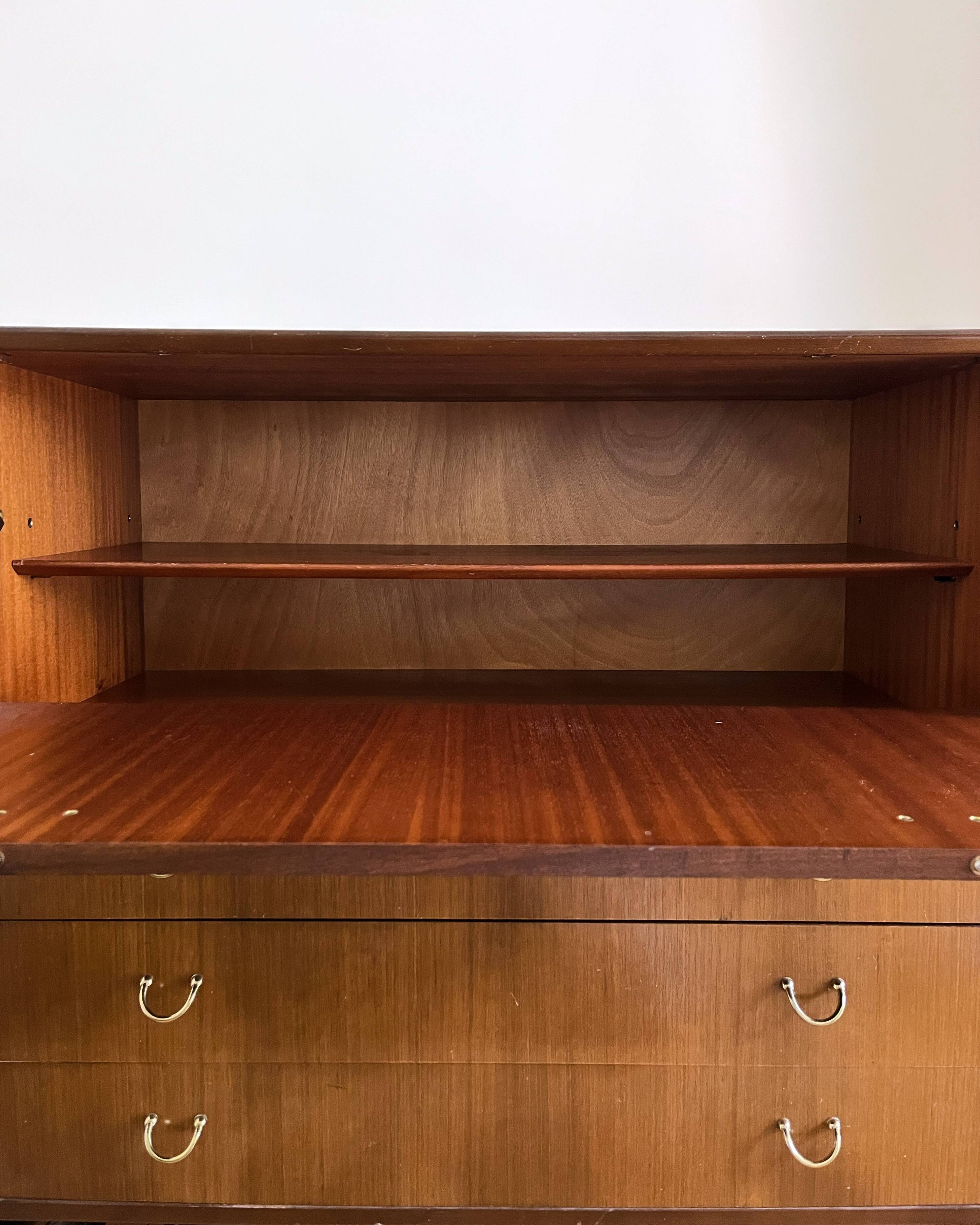 Commode haute/bureau vintage G Plan Tola & Black design
