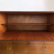 High chest of drawers/vintage desk G Plan Tola & Black design